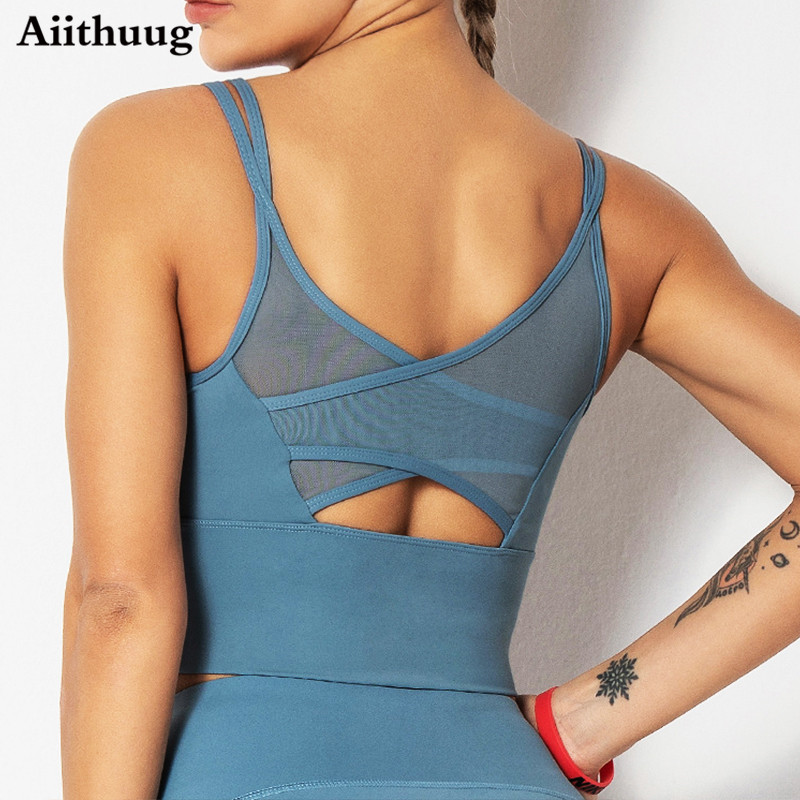 Sports Bra High Impact - Aiithuug Yoga-BHs, Fitness-Shirts, Lauf-Tops, Sport-BHs, Fitnessstudio,