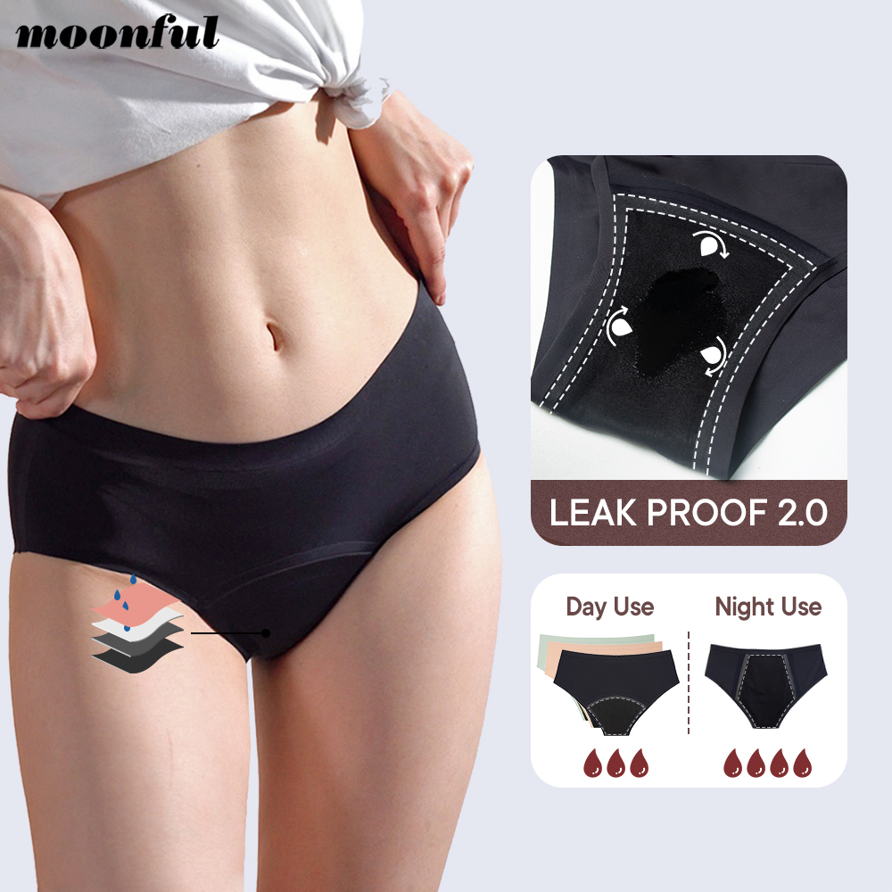 Seamless Underwear Women - Nahtlose Menstruationshöschen Frau Reichlich Fluss Menstruationsslip