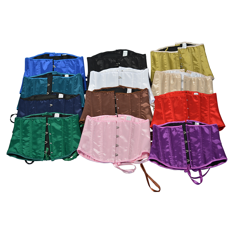 Corset Waist Cinch - 2025 Frauen Satin Unterbrust Korsett Abnehmen