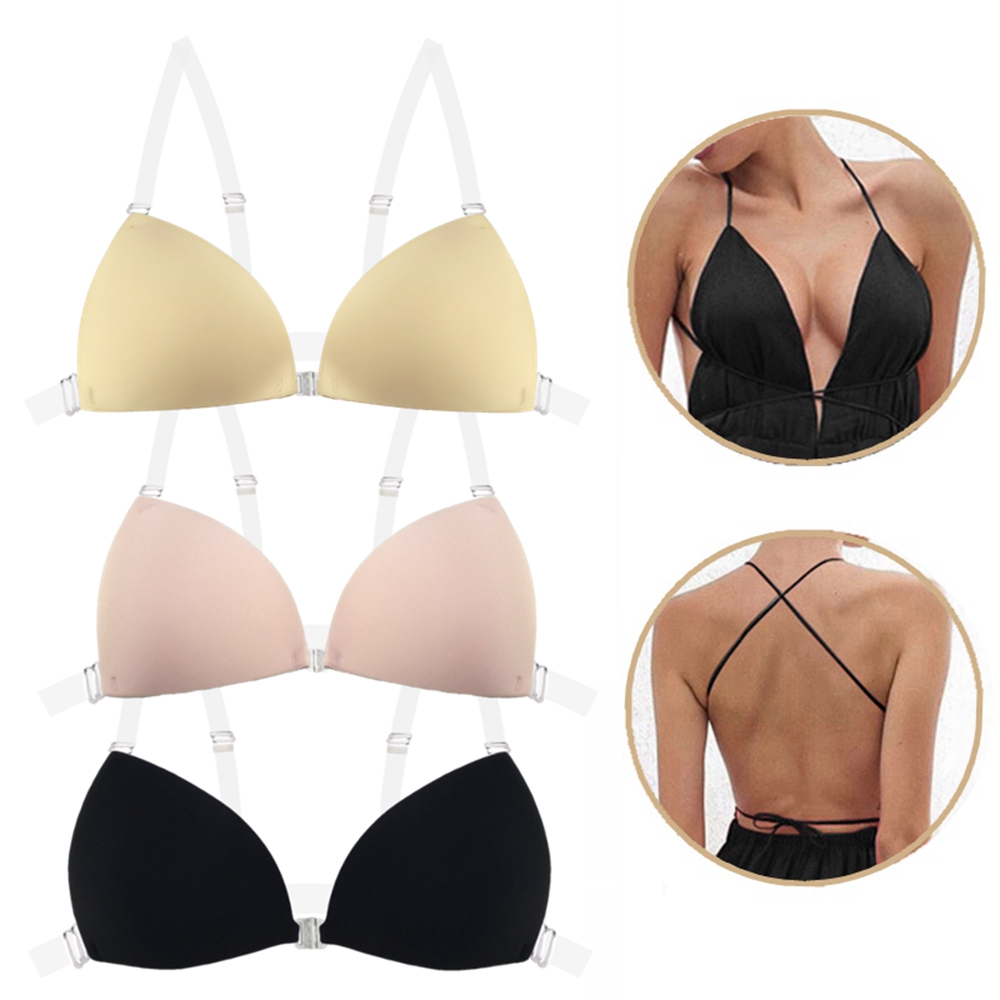 Silicone Bra Adhesive - Selbstklebender BH für Damen, Rückenfreies Hochzeitskleid,