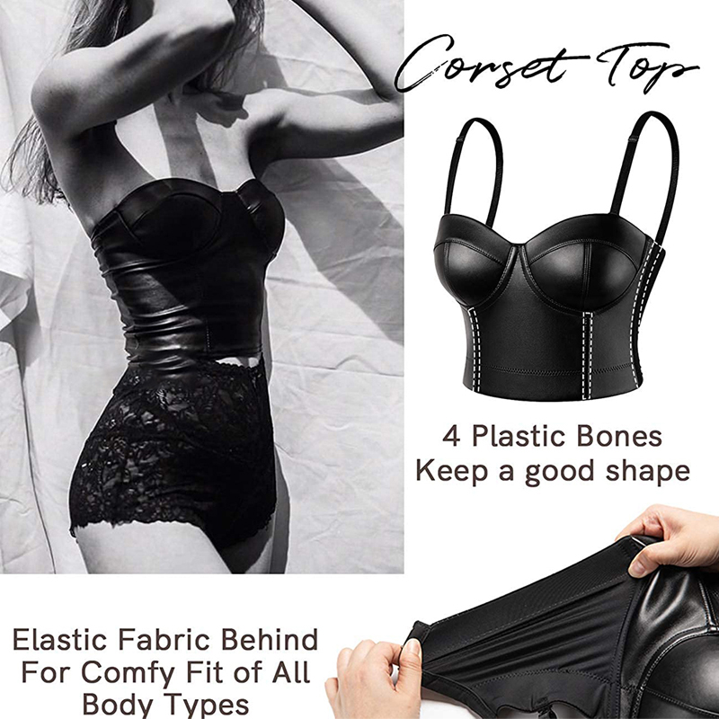 Frauen Leder Korsett Bustiers  – Corset Waist Cinch Bewertung und Preis