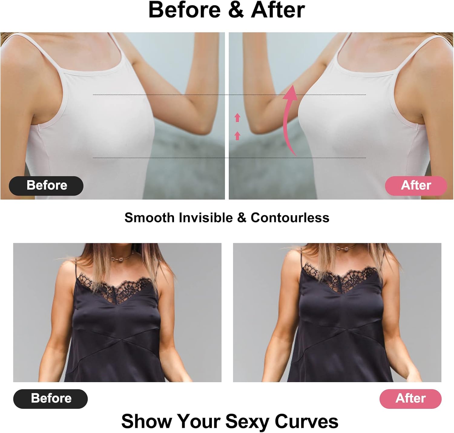 Selbstklebender Push-Up BH, un – Silicone Bra Adhesive Bewertung und Preis