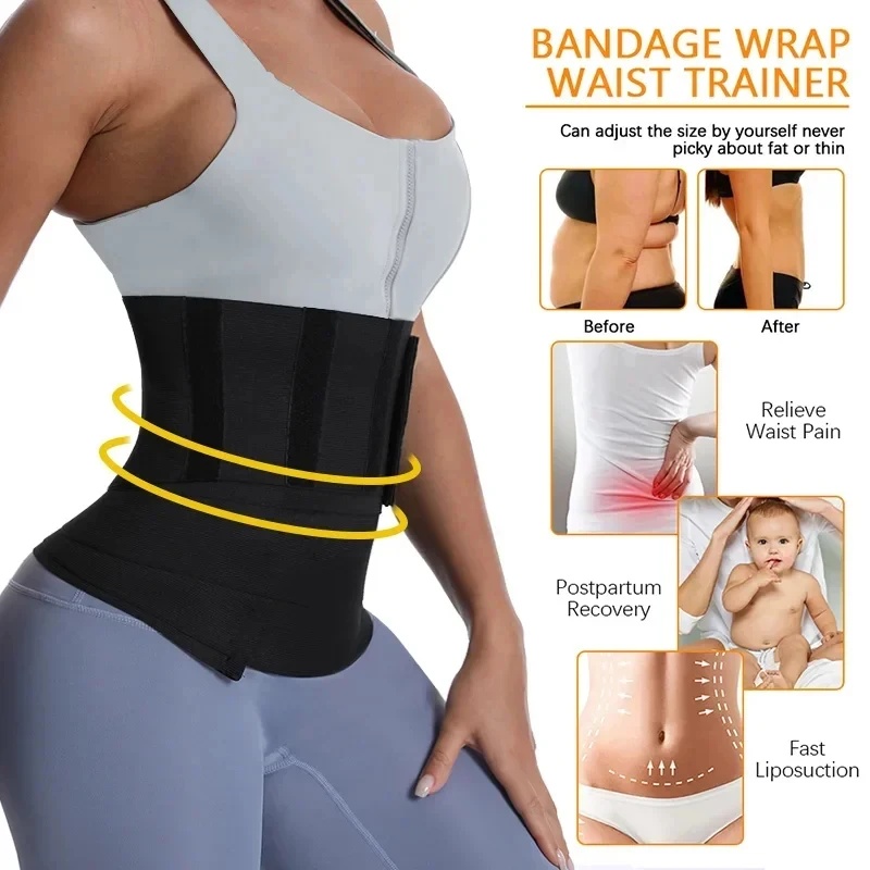 1/2 Stück Bandage-Wickelgürtel – Shapewear Bodysuit Firm Bewertung und Preis