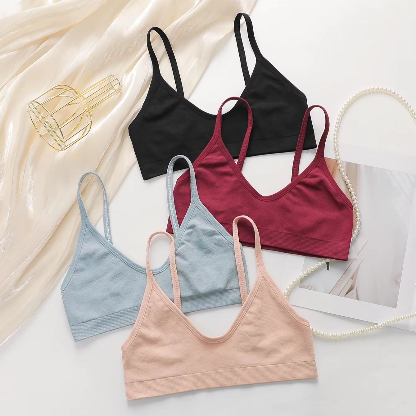 Nahtloser, kabelloser BH für D – Bralette Wireless Soft Bewertung und Preis