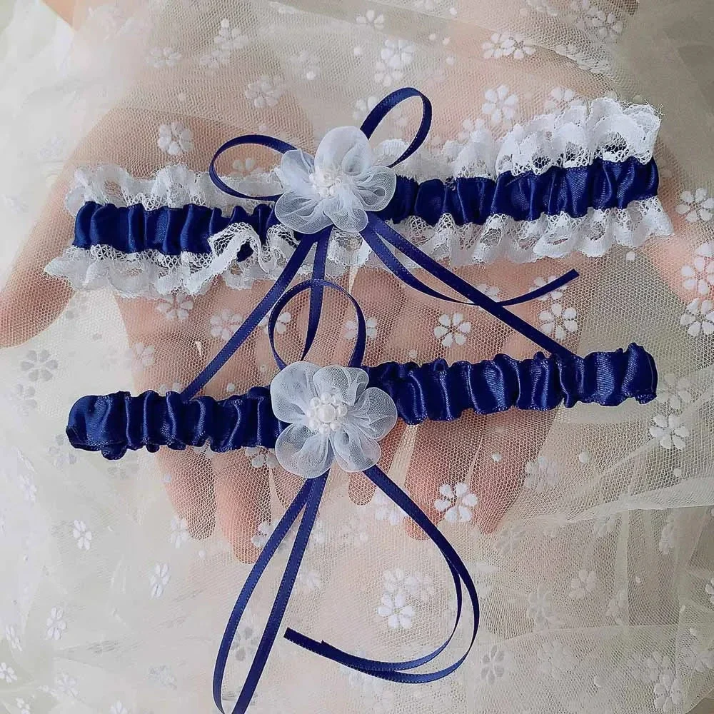 2 teile/satz Satin Band Hochze – Garter Belt Set Bewertung und Preis