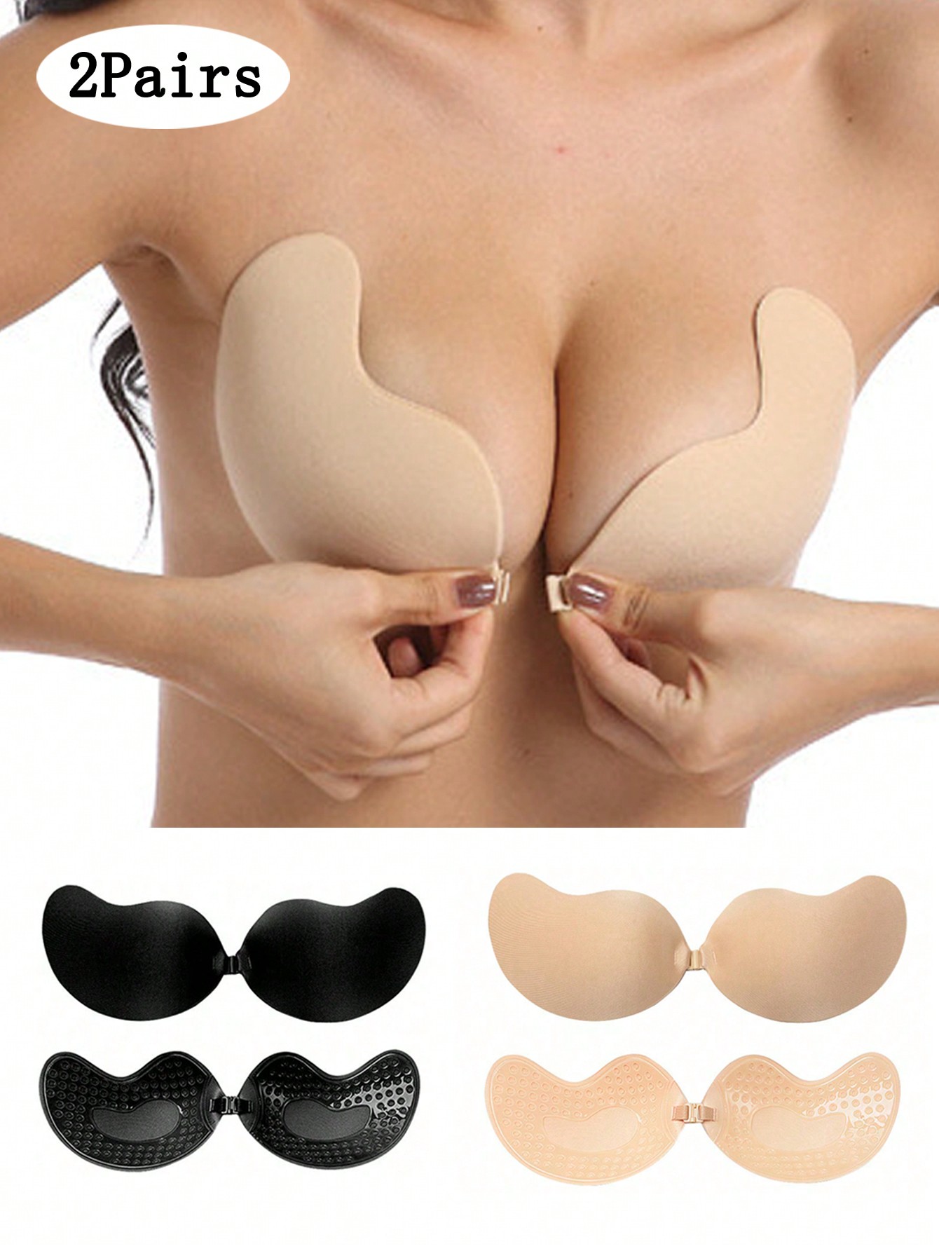 2er-Pack Selbstklebende Unsich – Push Up Bra Padded Bewertung und Preis